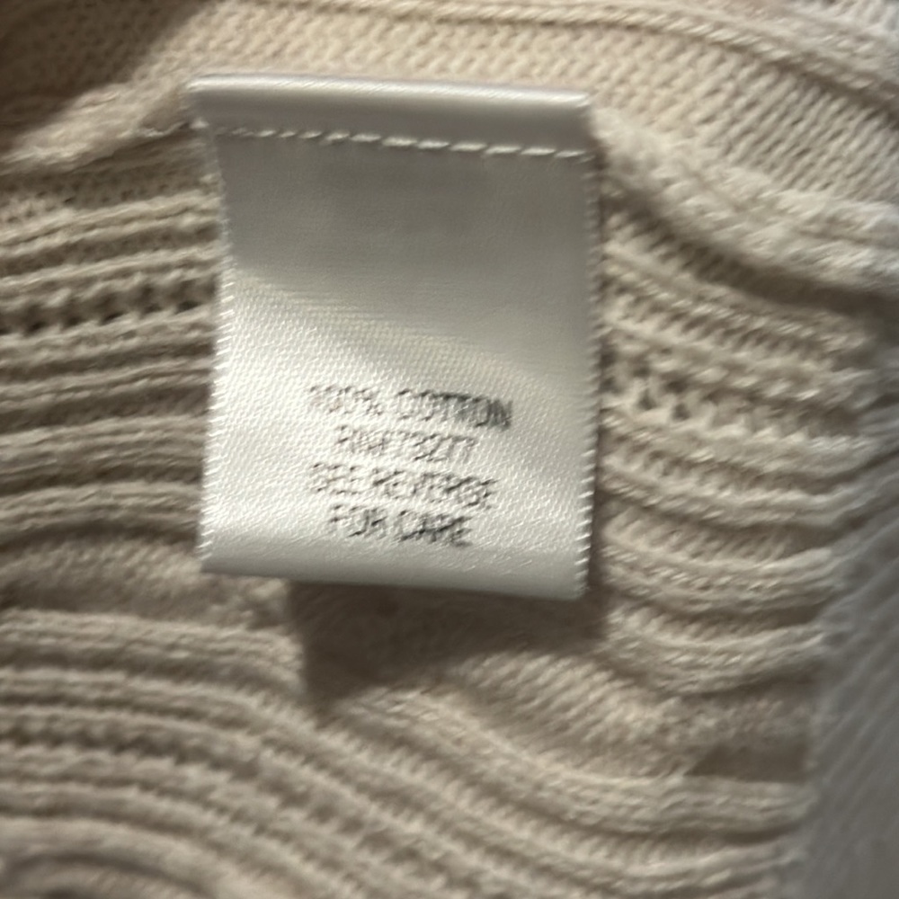 Sonoma Cream Sweater SIZE XL - Picture 10 of 10